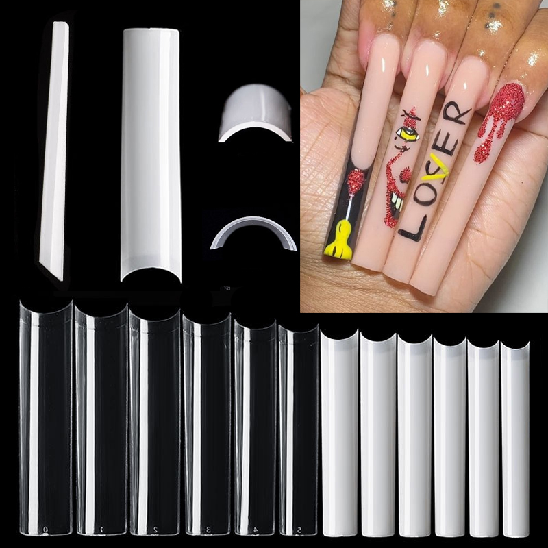 Nail Art Xxl - 500 Bộ Vuông Dài Không C
