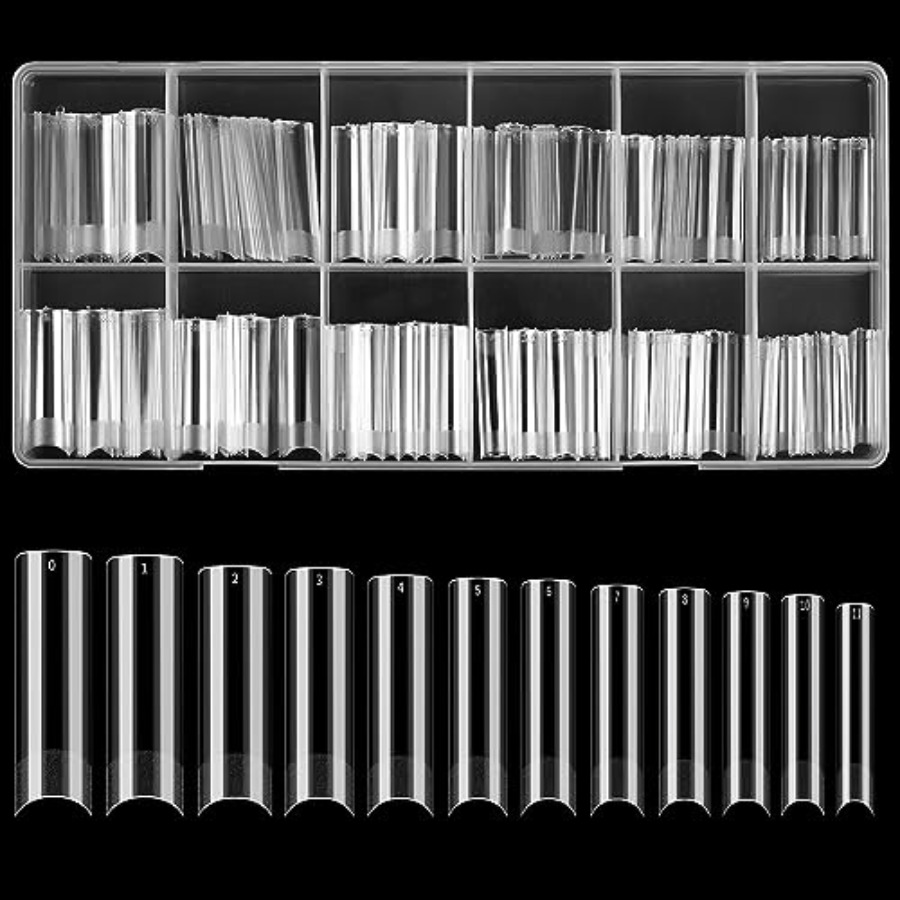 Nail Art Xxl - 240 Pcs Square Extra Long No