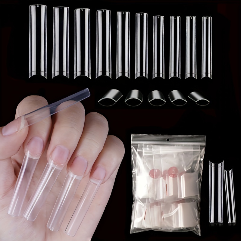 500Pcs XXL No C Curve Nail Tip - đánh giá và giá Nail Art Xxl