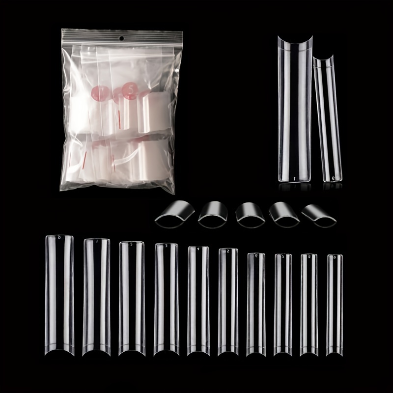500Pcs XXL No C Curve Nail Tip - đánh giá và giá Nail Art Xxl
