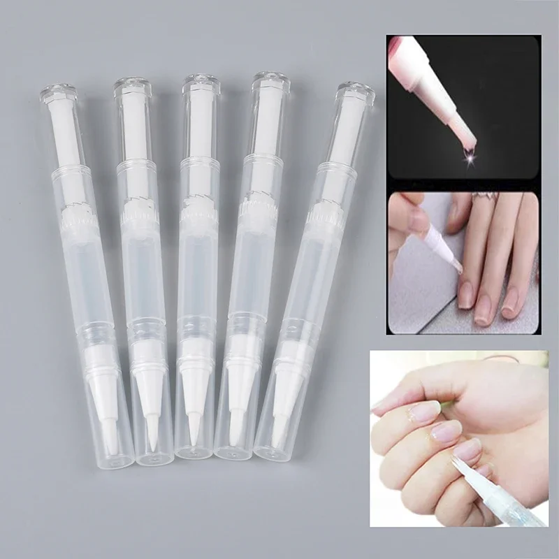 5Pcs 3ml Transparent Twist Nai - đánh giá và giá Cuticle Oil Pen