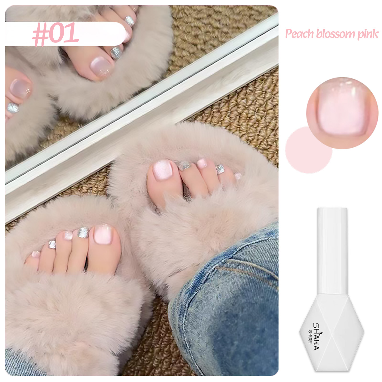 SHAKA 1pcs Summer Selection Sp - đánh giá và giá Nail Art Cat Eye Simple