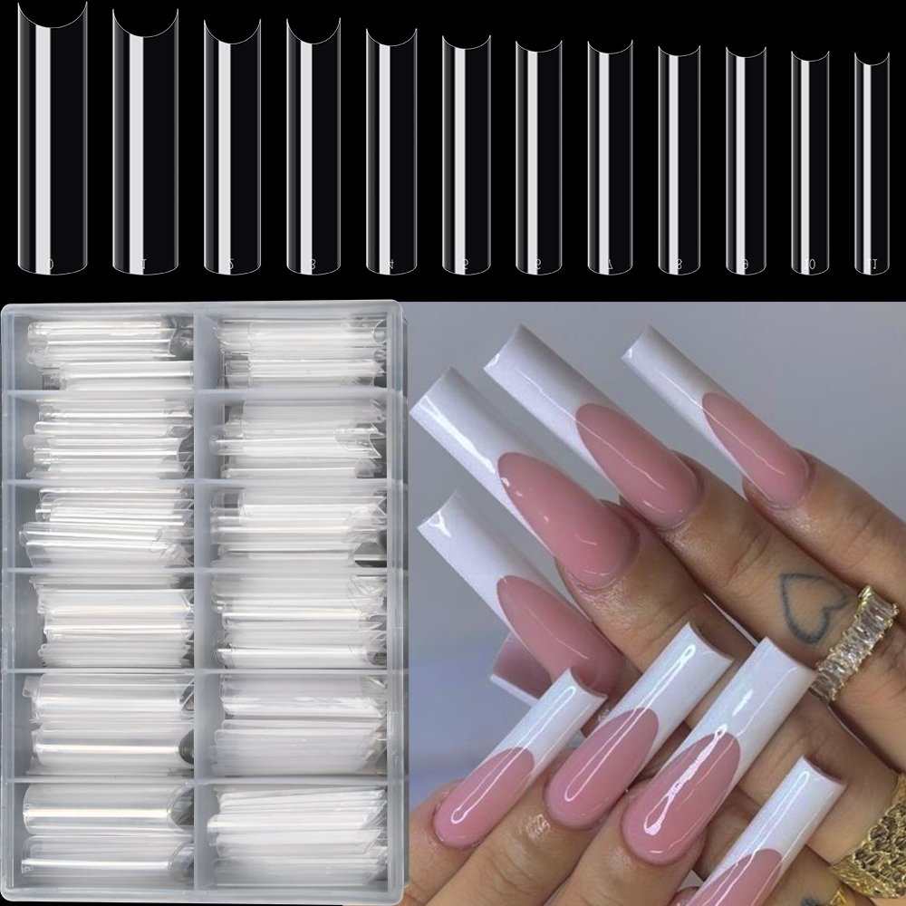 240Pcs 12 Sizes XXL Long Squar - đánh giá và giá Nail Art Xxl
