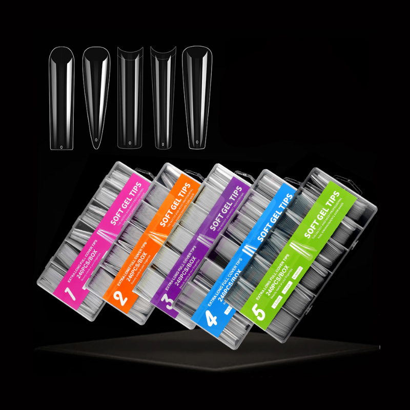 240Pcs XXL False Nails Super L - đánh giá và giá Nail Art Xxl