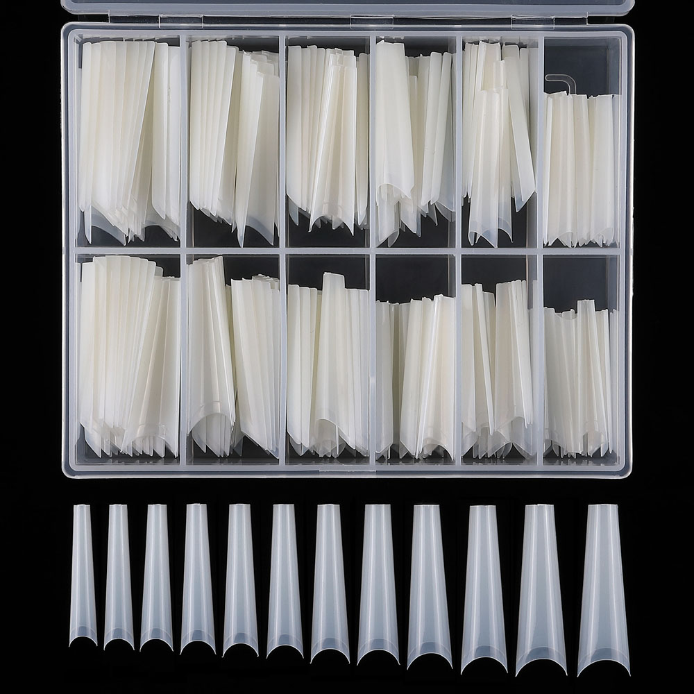 240Pcs Extra Long C Curve Stra - đánh giá và giá Nail Art Xxl