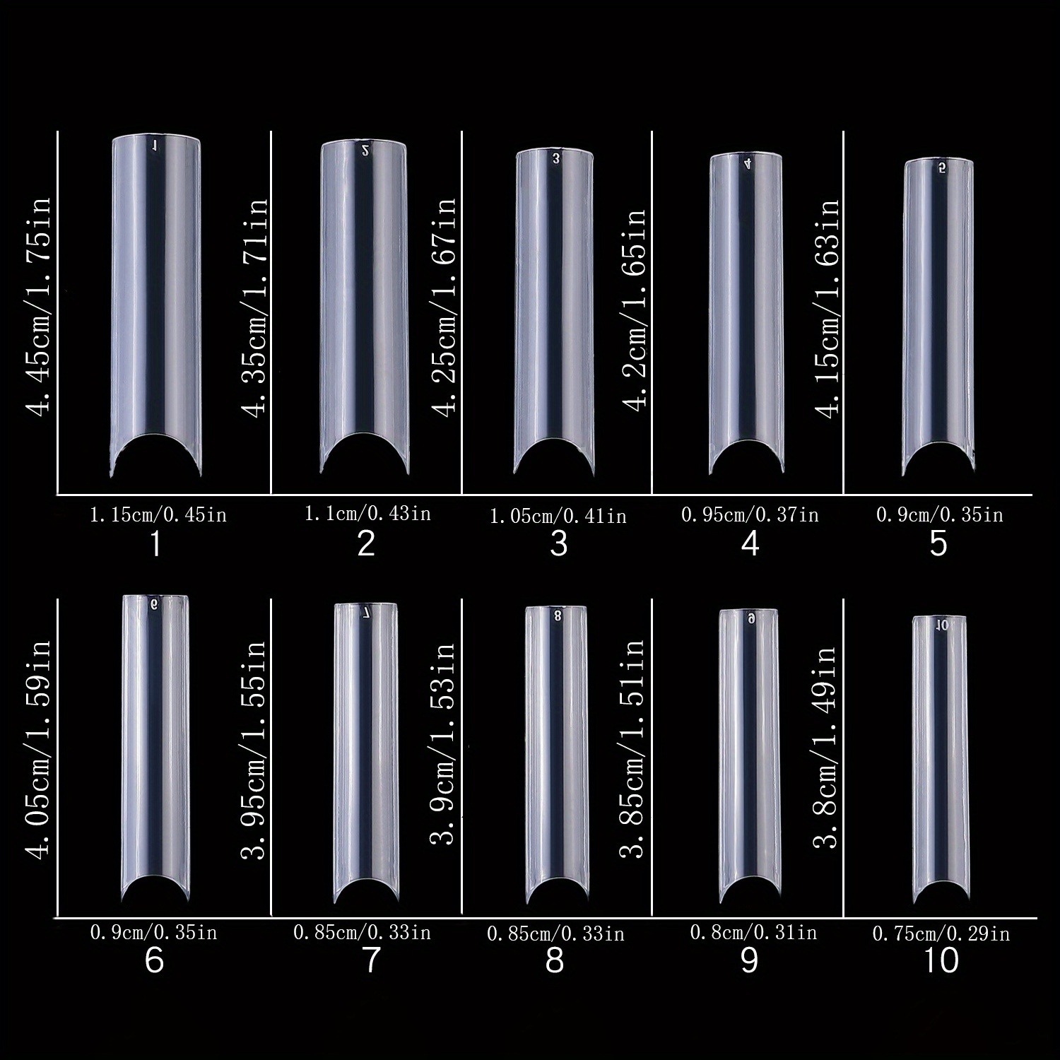 100,120,200,240pcs XXL Extra L - đánh giá và giá Nail Art Xxl