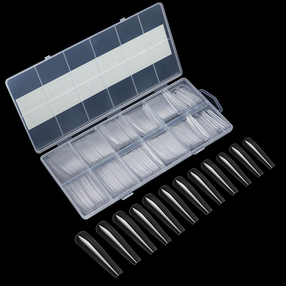 240Pcs/Box Transparent XXL Ful - đánh giá và giá Nail Art Xxl