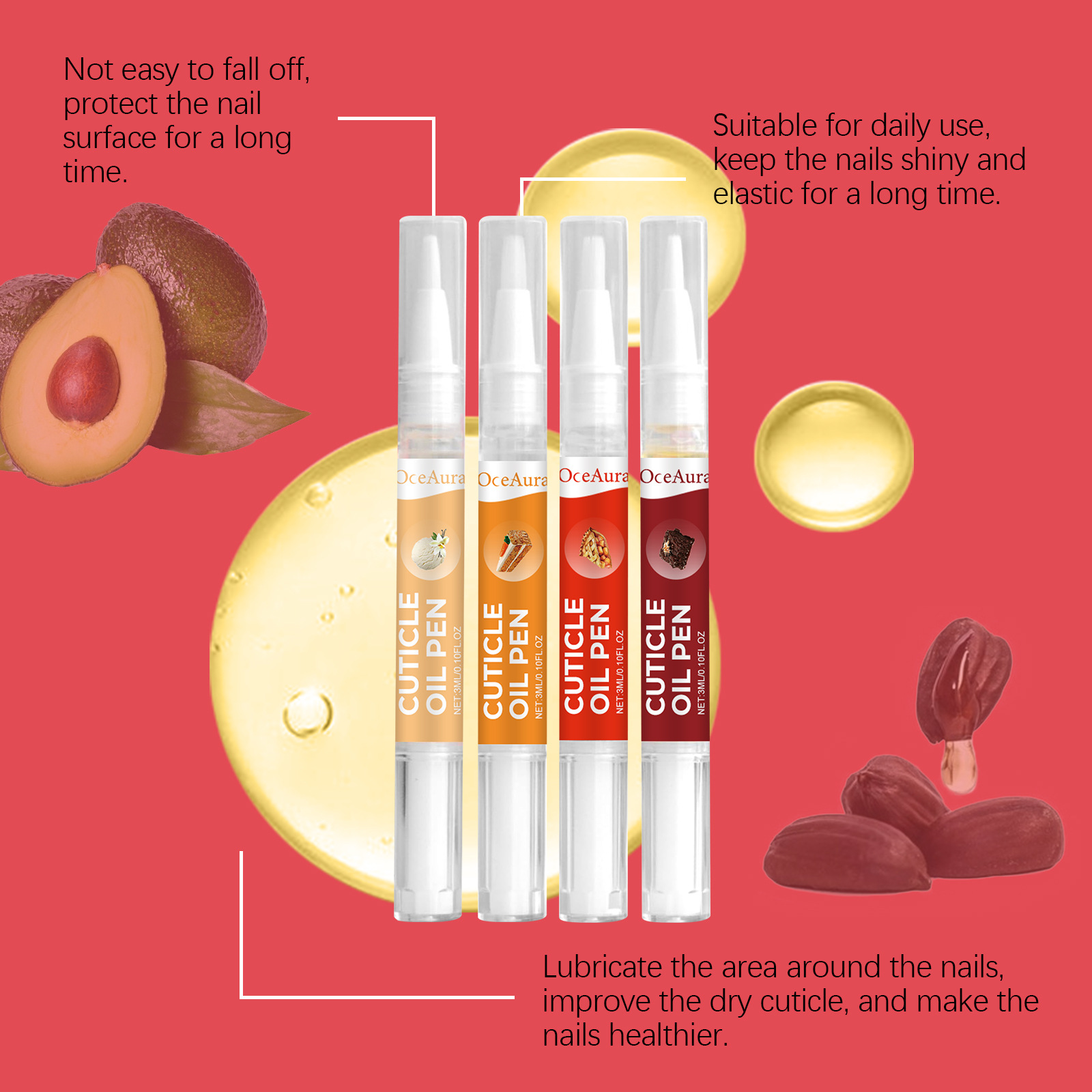 Oceaura Nail Cuticle Care Oil  - đánh giá và giá Cuticle Oil Pen