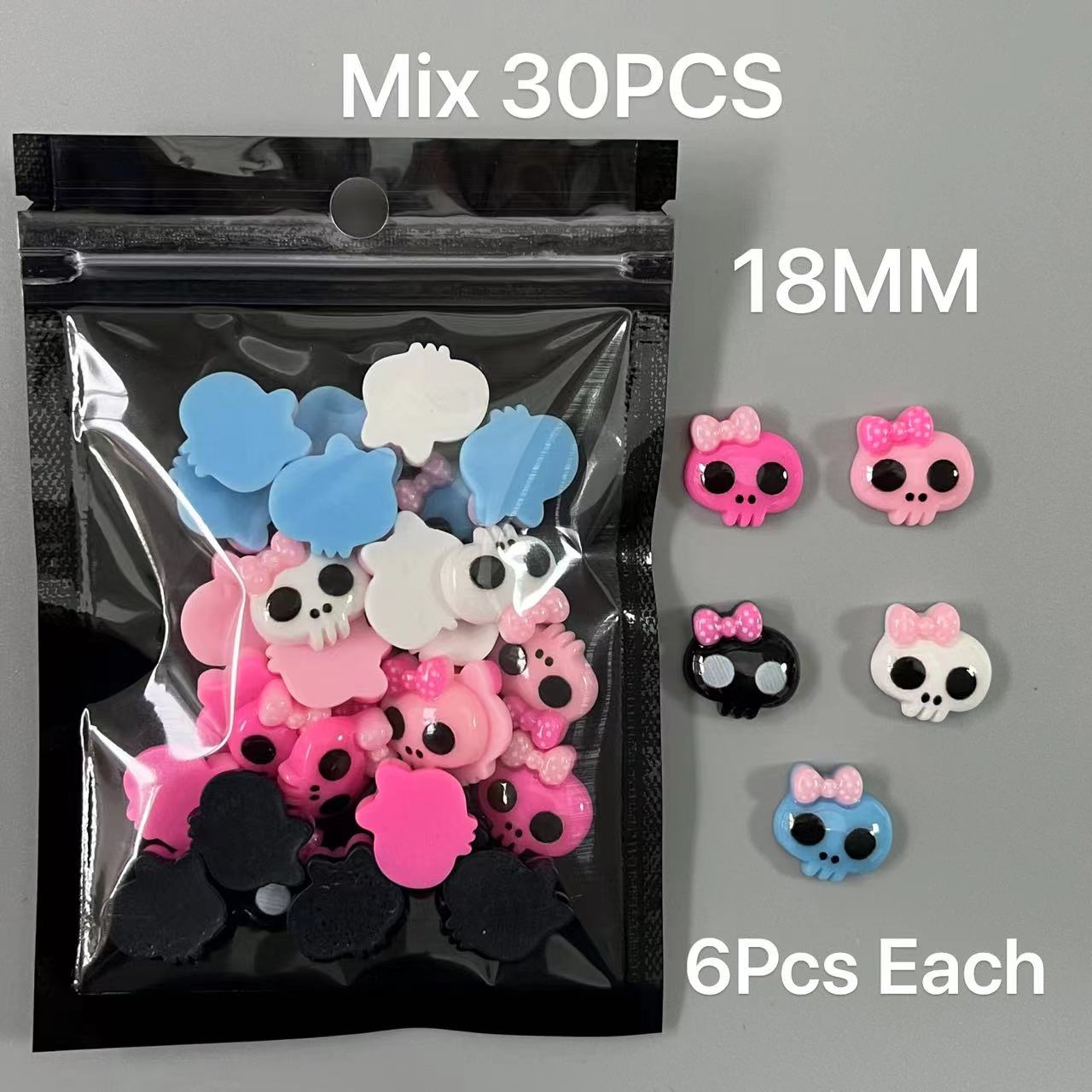 30Pcs Mix Cartoon Bear Bunny H - đánh giá và giá Nail Art Xxl