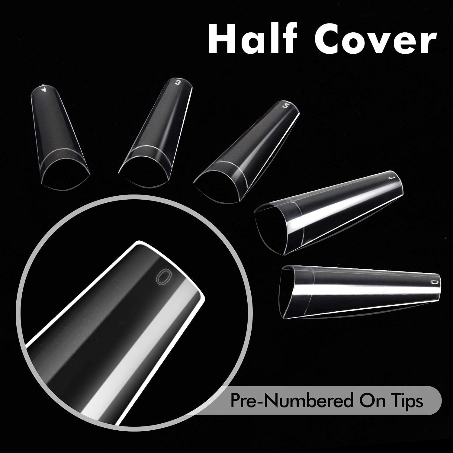 100Pcs XXL Transparent French  - đánh giá và giá Nail Art Xxl