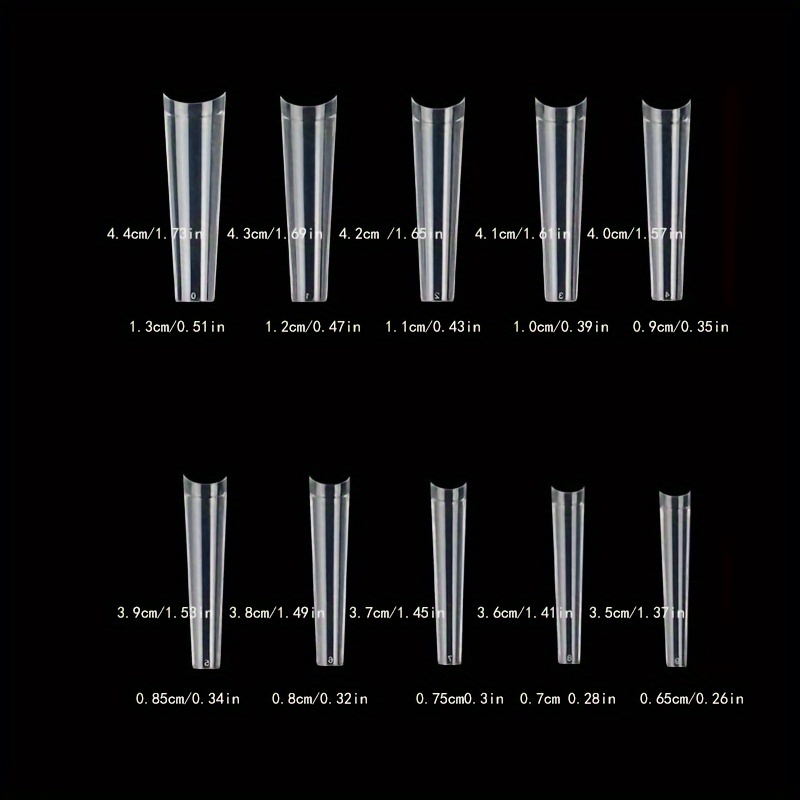XXL Super Long Nail Tips C Cur - đánh giá và giá Nail Art Xxl