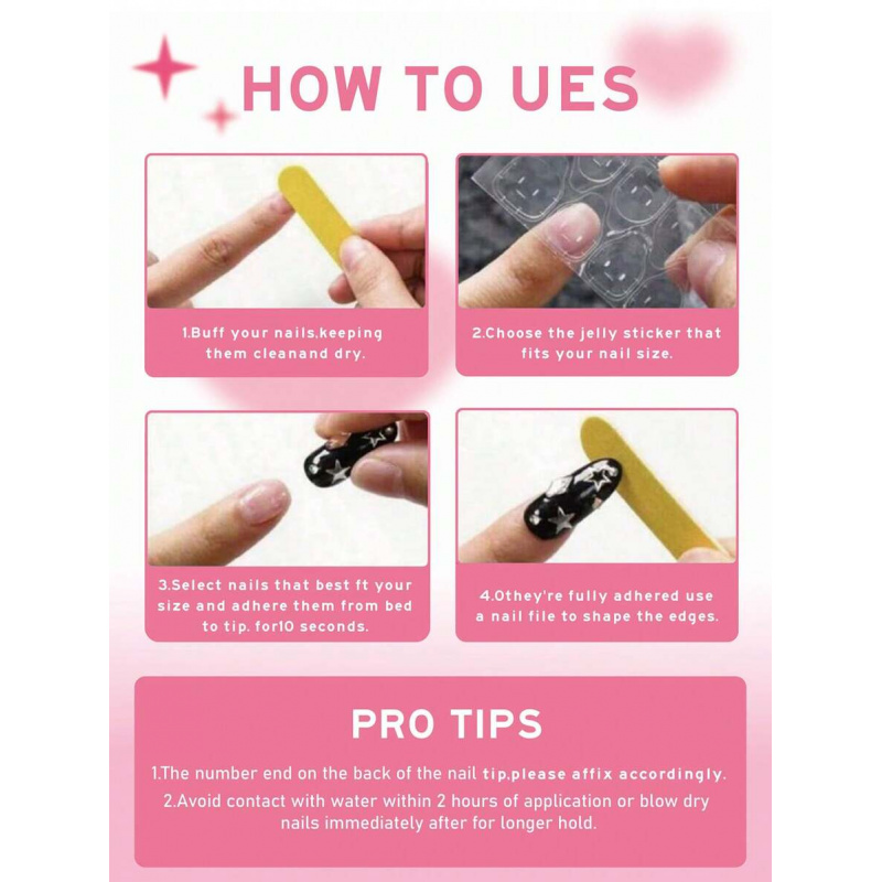10 Pcs Handmade Medium Almond  - đánh giá và giá Nail Art Cat Eye Simple