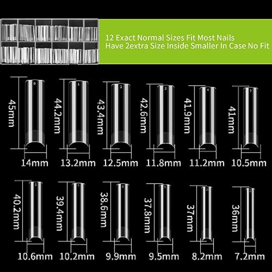 240 Pcs Square Extra Long No C - đánh giá và giá Nail Art Xxl